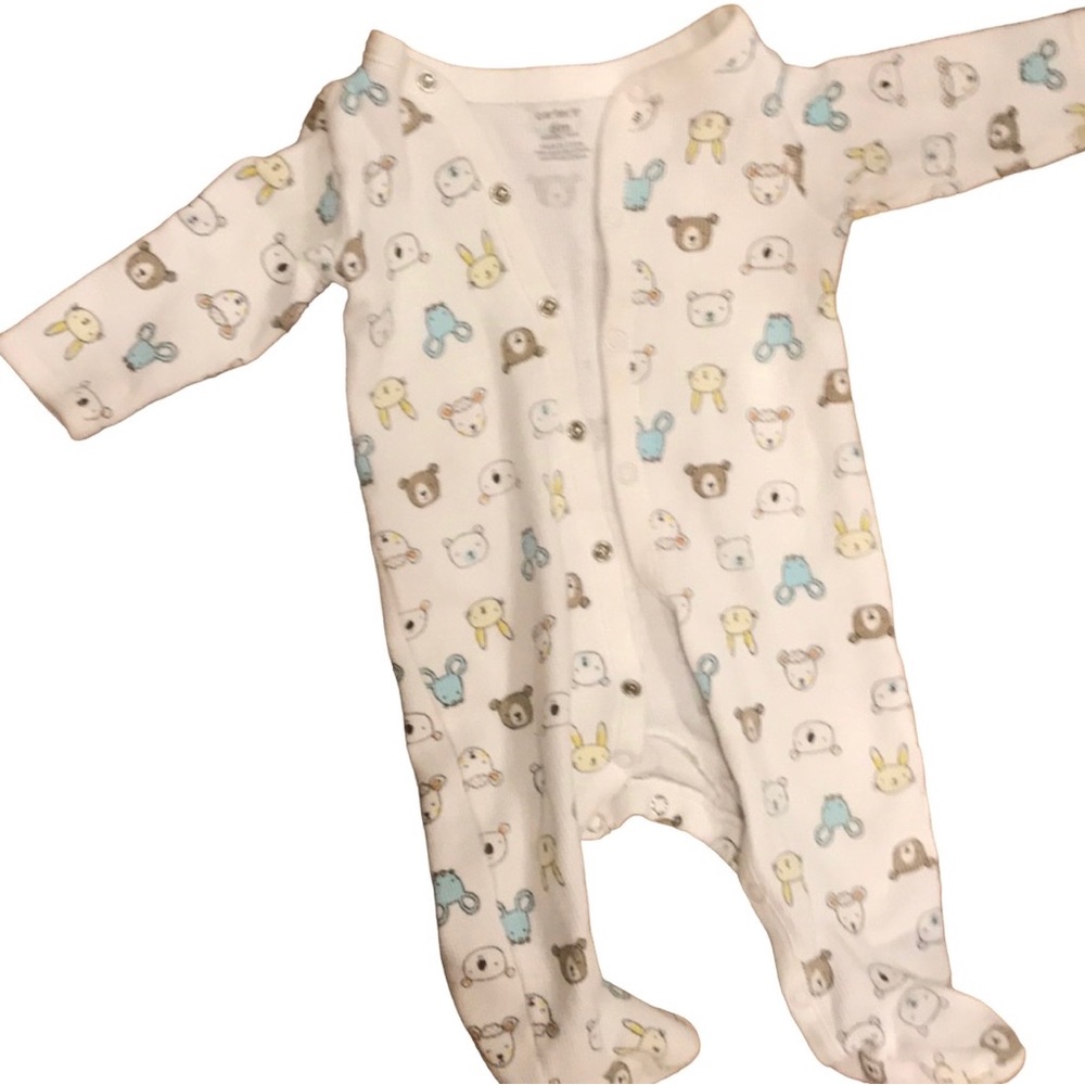 White Long Sleeve Onesie